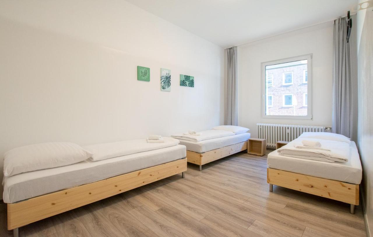 Raj Living - 1 Or 3 Room Apartments - 20 Min Messe Dus And Old Town Dus Düsseldorf Dış mekan fotoğraf